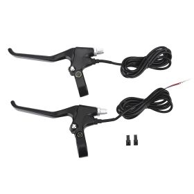 1 Pair Durable 2 Wires Left & Right E bike Bicycle Electric Brake Lever Replacement Parts