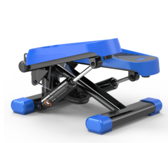 CD Monitor Downloads Home Office Exercise 330LBS Capacity Mini Stepper With Resistance Bands And LCD Monitor