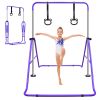 Multi-Functional Adjustable Height Children's Horizontal Gymnastic Bar With Bear Rings