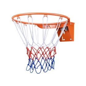 VEVOR Basketball Rim, Wall Door Mounted Basketball Hoop, Heavy Duty Q235 Basketball Flex Rim Goal Replacement with Net