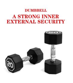 20LB×2 pieces per package apollo Dumbbell for both commercial and home usage High-end Coated Octagon Dumbbell