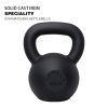 40lb×1piece Powder Coated Cast Iron Kettlebell for Men and Women's Gym, Same Family Kettlebell