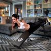 Adjustable Incline Curved Workout Fitness Sit Up Bench
