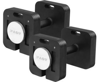 Square Dumbbell 9 in 1 Free Adjustable Dumbbells Set Two 50LBS square Dumbbells 9 in 1 Free Weights for Multi weight Options Quick-Lock Adjustable Dum