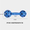 2 Pairs Kids Toy Plastic Hollowed-out Dumbbell with Bell Dance/Gymnastics Props