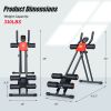 Foldable Adjustable Core Abdominal Trainer with 3 Adjustable Resistance and LCD Displa