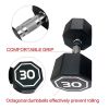 30LB×1pieces per package apollo Dumbbell for both commercial and home usage High-end Coated Octagon Dumbbell