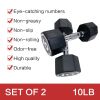 10LB×2 pieces per package apollo Dumbbell for both commercial and home usage High-end Coated Octagon Dumbbell