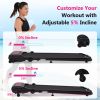 NEW Folding Walking Pad Under Desk Treadmill for Home Office -2.5HP Walking Treadmill With Incline 0.5-7.5MPH 300LBS Capacity Treadmill for Walking Ru