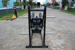Leg Press Hack Squat Machine, Professional Adjustable Leg Press Machine for Home Gym with Linear Bearing