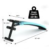 Integrated-Style Folding Weight Bench Adjustable Sit-up Board Workout Slant Bench