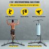 VEVOR 2 in 1 Heavy Bag Stand, Height Adjustable Punching Bag Stand