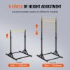 VEVOR Power Tower Pull Up Bar Station, Multi-Function Dip Station with 8-Level Adjustable Height