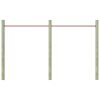 Turning Bars 2 pcs 49.2" Steel Red