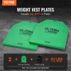 VEVOR Weight Vest Plates for Strength Training Running Workout 2x19.75 LB Plates