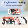 Multifunction 26 Inch Single Speed Bike, Steel Frame, Upright Comfortable Seat, Rear Roller Coaster Brakes, Multi-function Rear Shelf, Multicolor