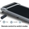 2.5HP Under Desk Treadmill, Portable Walking Pad for Home & Office, Compact Running & Walking Machine with Remote Control, LED Display, Silver