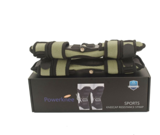 High Quality Knee Brace Patella Booster Spring Knee Brace Support For Mountaineering Squat Sports Knee Booster (Option: Green box)