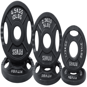 Only Supports Self Pickup Olympic 2-Inch Cast Iron Plate Weight Plate For Strength Training And Weightlifting, 25LB Pair (Option: Combination)