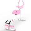 4-in-1 Ab Workout Exercise Equipment Rowing Machine Leg Press Machine Ab Glider Machine Roman Chair Fitness Equipment for Ab Workout Core Strength Tra