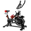 Indoor Stationary Cycling Exercise Bike with Phone Bracket Heavy Flywheel and LCD Monitor Home Gym