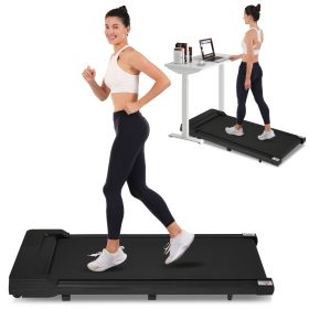 Walking Pad Under Desk Treadmill for Home Office -2.5HP Walking Treadmill 0.6-4MPH 300LBS Capacity Treadmill for Walking Running Remote Control Batter (Color: as Pic)