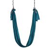 VEVOR Aerial Yoga Hammock & Swing, 5.5 Yards, Aerial Yoga Starter Kit with 100gsm Nylon Fabric, Full Rigging Hardware & Easy Set-up Guide