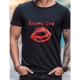 Celebrate in Style with This 100% Cotton Men's Valentine's Day Tee (Style: 290)