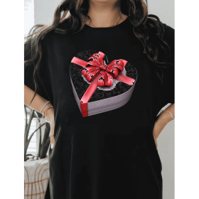 Casual Women's Cotton T-Shirt with Bow Detail - Trendy and Comfortable for Every Season (Style: 447)