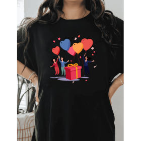Casual Women's Cotton T-Shirt with Bow Detail - Trendy and Comfortable for Every Season (Style: 114)