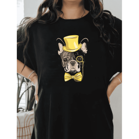 Casual Women's Cotton T-Shirt with Bow Detail - Trendy and Comfortable for Every Season (Style: 419)