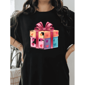Casual Women's Cotton T-Shirt with Bow Detail - Trendy and Comfortable for Every Season (Style: 481)
