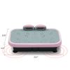 Vibration Plate Fitness Platform with handle Whole Body Exercise Machine with 120 Speed Levels, Lymphatic Drainage, Fat Burning, and Weight Loss