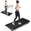 Walking Pad Under Desk Treadmill for Home Office -2.5HP Walking Treadmill 0.6-4MPH 300LBS Capacity Treadmill for Walking Running Remote Control Batter