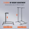 VEVOR Power Tower Dip Station, 2-Level Height Adjustable Pull Up Bar Stand, Multi-Function Strength Training Workout Equipment