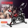 Indoor Stationary Cycling Exercise Bike with Phone Bracket Heavy Flywheel and LCD Monitor Home Gym