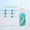 Stand Up Paddle Board 126"×32"×6" Extra Wide Thick Sup Board with Premium Sup Accessories & Backpack, Non-Slip Deck, Leash, Adjustable Paddle