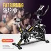 Indoor Stationary Cycling Exercise Bike with Phone Bracket Heavy Flywheel and LCD Monitor Home Gym